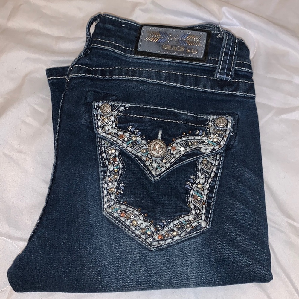 Grace in LA Jeans, denim, Size 28 bootcut